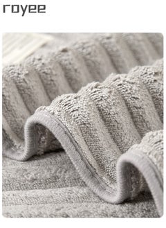 Royee 5PCS Adult Face Towels, Quick Drying Coral Fleece Towels, Soft Absorbent Square Towels 35 * 75cm  - Image 3
