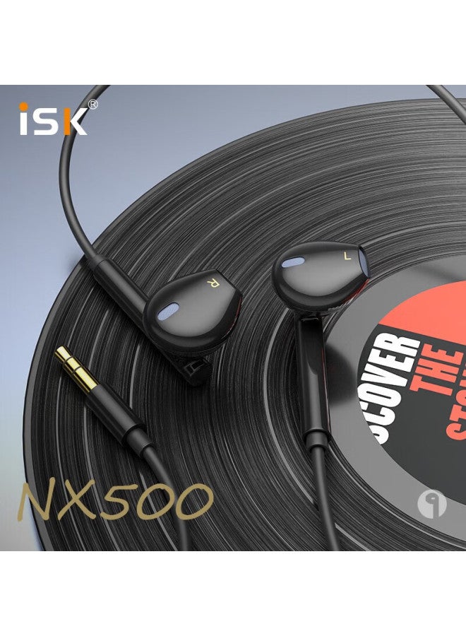 Isknx500 Long-line Monitoring Earphones, High-fidelity In-ear, For Mobile Phones And Computers, Karaoke, Streamers, Music Recording, Compatible With Android And Apple, Without Microphone, White - Image 5