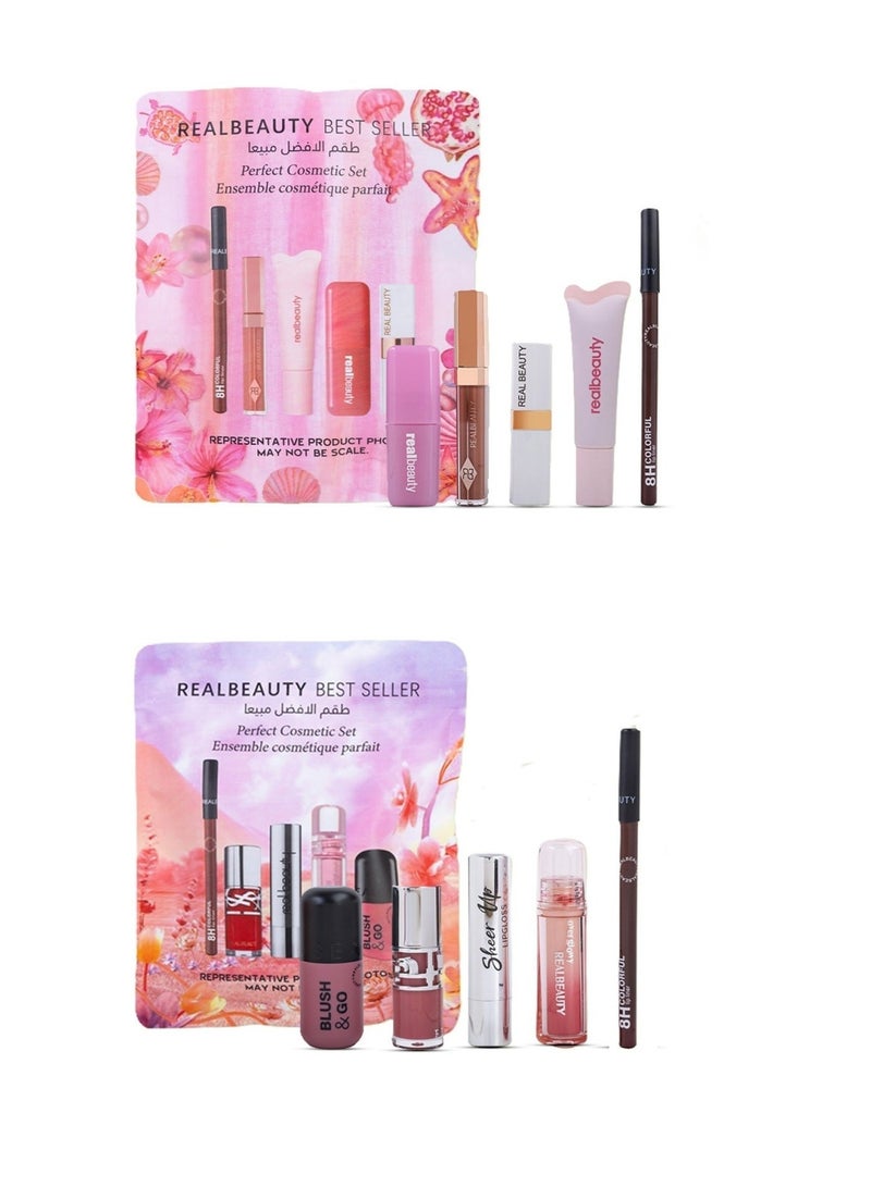 REAL BEAUTY Two sets of Real Beauty best-selling lip and cheek kits - Image 4