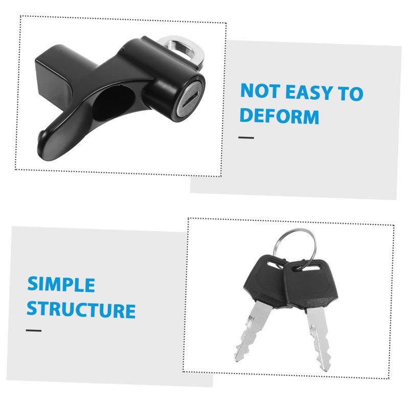 Compact Lightweight Helmet Lock for Scooters Motorcycles Easy Carry Security - Image 4