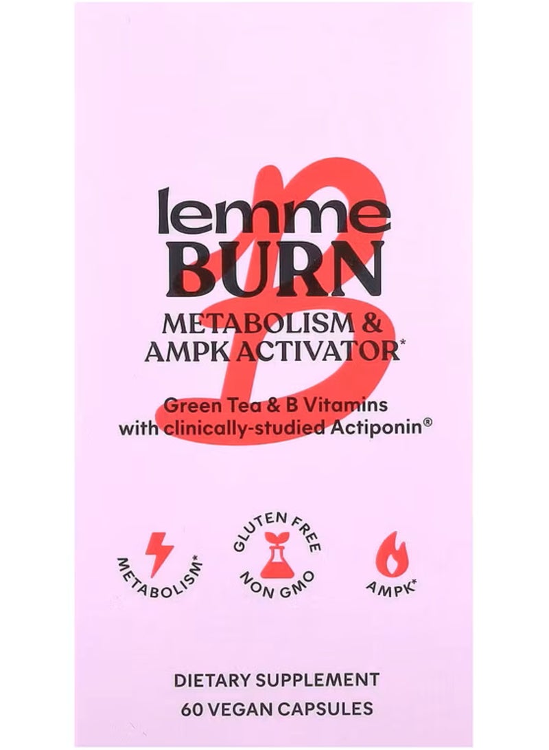Lemme, Burn, Metabolism & AMPK Activator, 60 Vegan Capsules - Image 3