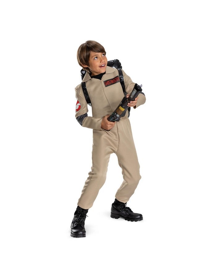Disguise Ghostbusters Kids Costume, Offiical Ghostbusters Frozen Empire Halloween Costume Jumpsuit, Child Size (4-6) - Image 1