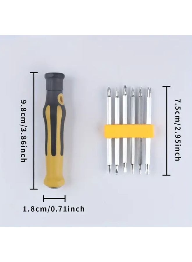 12 في 1 مجموعة مفك براغي مزدوجة الغرض مثقاب متعدد الوظائف للهواتف الذكية والأجهزة اللوحية - Image 4
