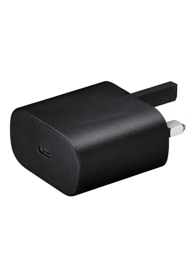 25W سوبر سريع الشحن محول السفر ، شاحن الجدار USB-C (لا كابل متضمن) ، أسود - Image 3