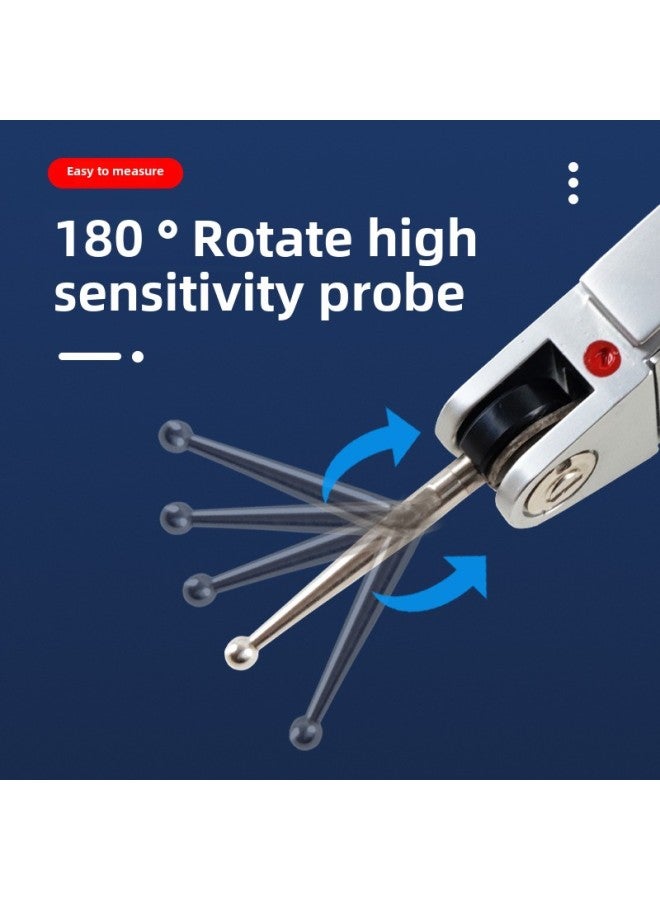 Lever Table Dial Indicator 0-0.8 Set Inner Diameter Measuring Table School Small Dial High-precision Magnetic Universal Meter Seat-Color:Love Measurement Lever Dial Indicator 0.01 - Image 4