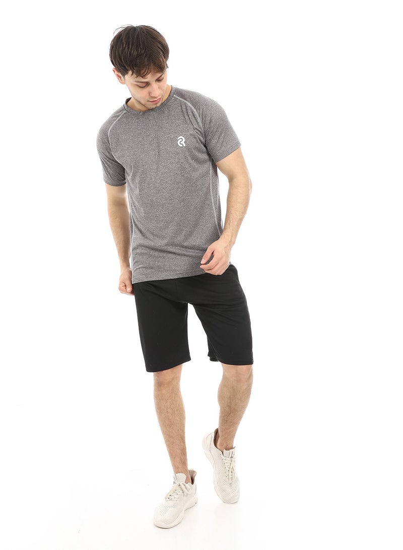 Caesar Mens Sport T-Shirt With Round Neck  - Image 3