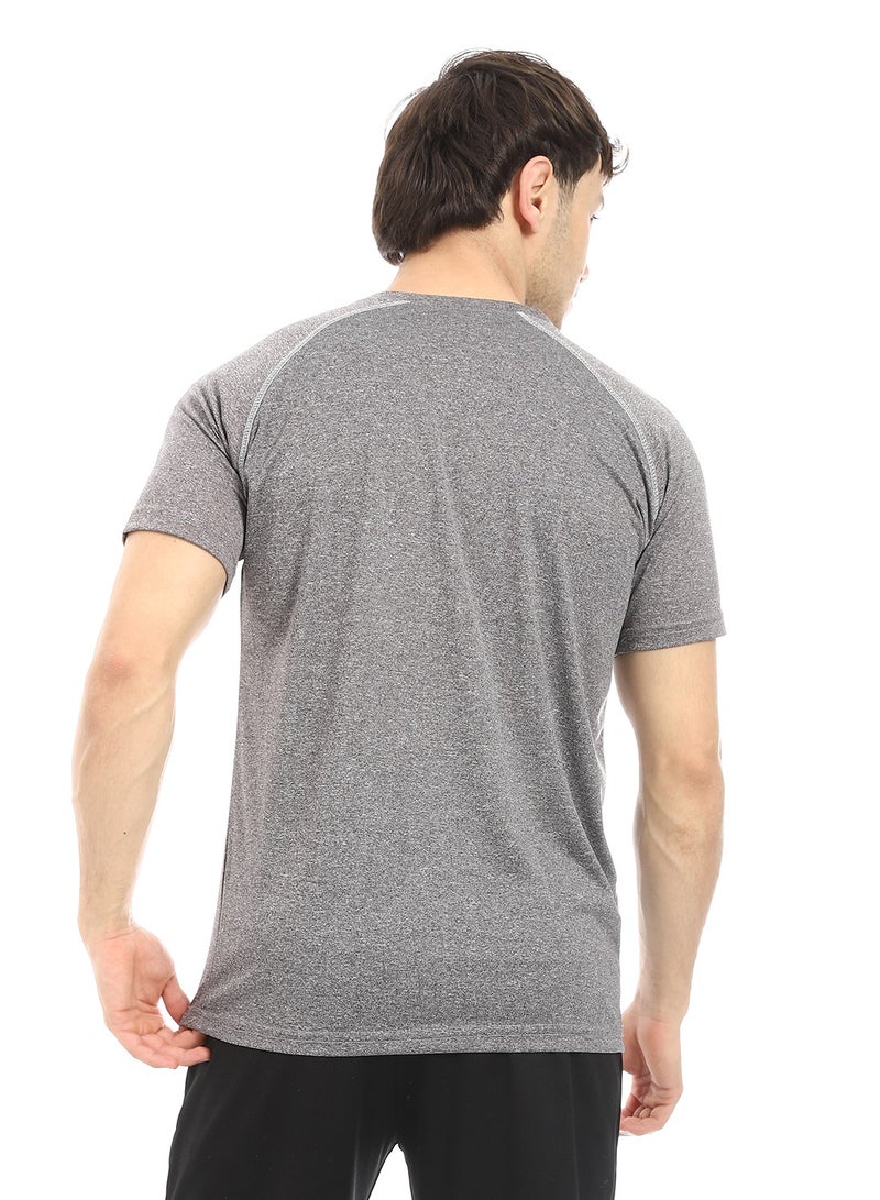 Caesar Mens Sport T-Shirt With Round Neck  - Image 4