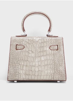 ELLA Mini Mock Croc Satchel  - Image 3