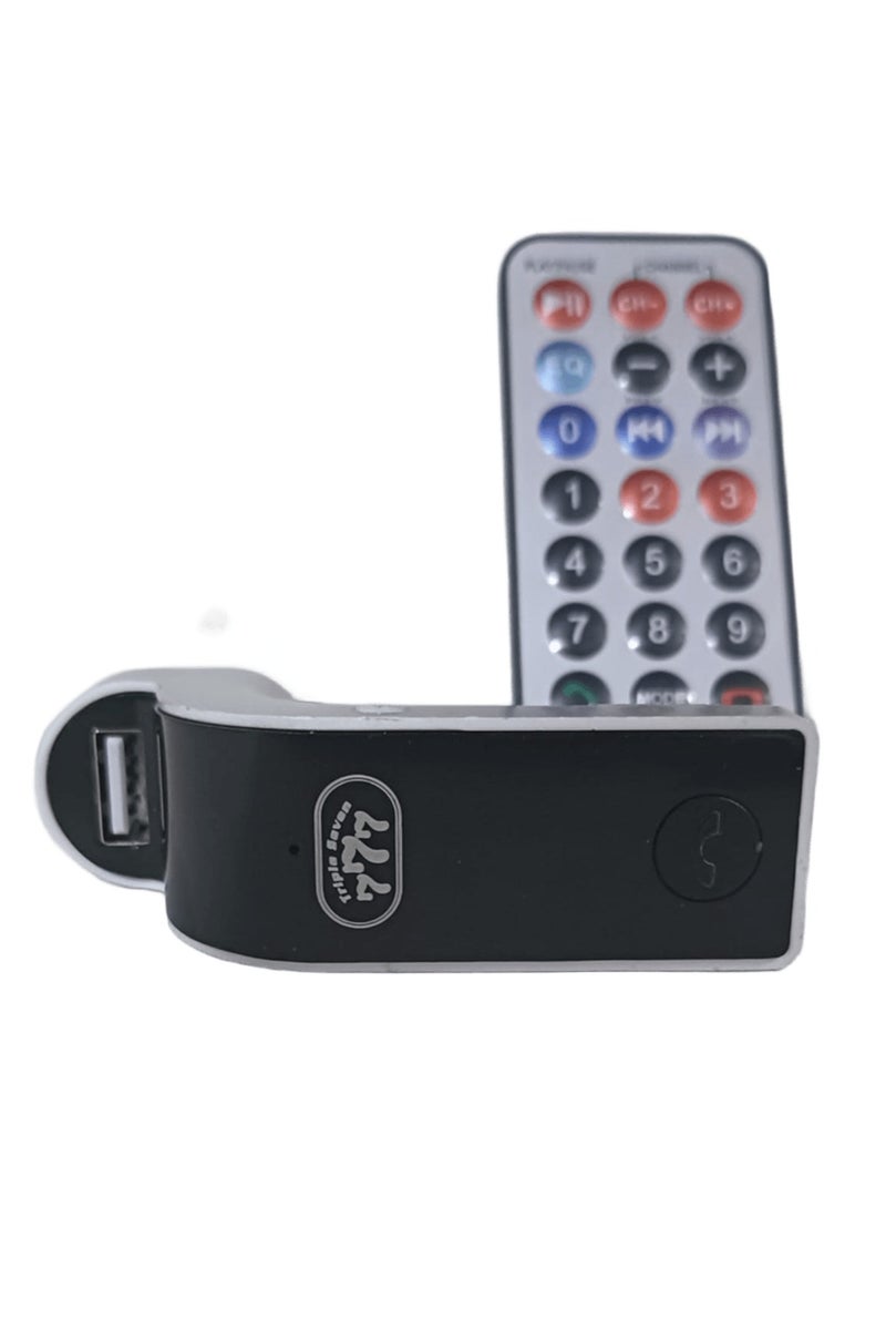FM Transmitter with Bluetooth 5.0, MP3 Car Charger, 2 USB TF Ports, Fast Charging MD-01  - Image 2