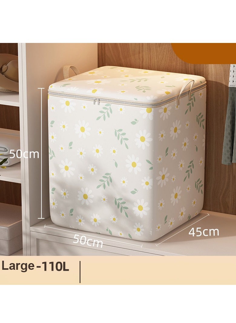 Mei Lifestyle - Large Waterproof Storage Bag for Clothes and Blankets - 110L Dustproof and Moisture-Proof, Ideal for Home, Dorm, and Travel - Image 1