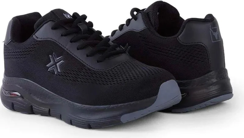 باكهيد 4321 Timar Large Size Black Men's Comfort Sneaker Sports Shoes V1