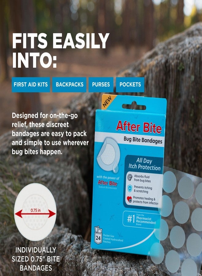 After Bite Bug Bite Bandages - Insect Bite Bandages with Sodium Bicarbonate - All-Day Itch Protection - 24 Ct (2 Pack - Image 4