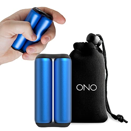 ONO Roller - Handheld Fidget Toy for Adults | Help Relieve Stress, Anxiety, Tension | Promotes Focus, Clarity | Compact, Portable Design (Full Size/Aluminum, Sapphire) - Image 1