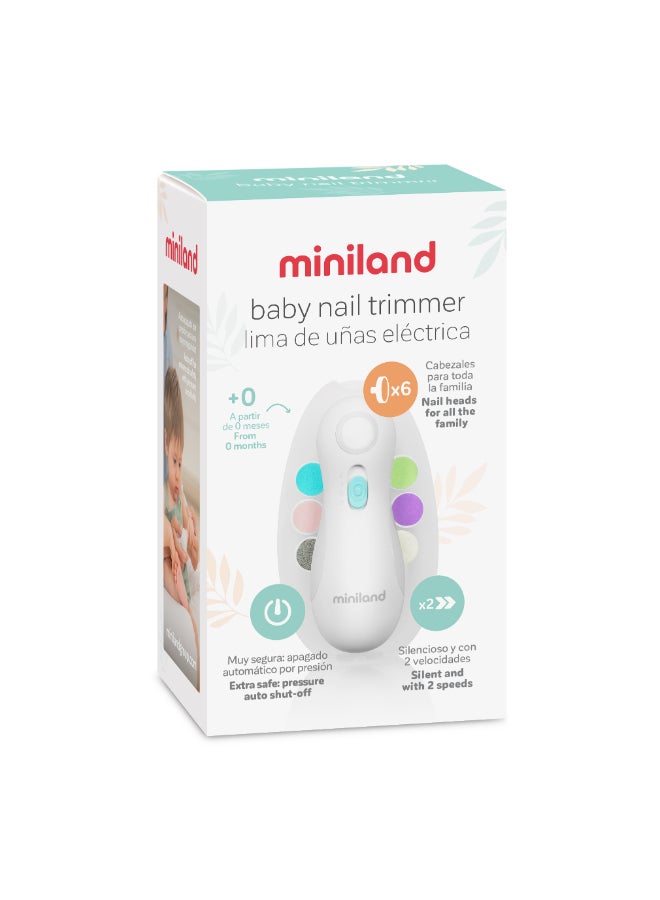 Miniland Baby Nail Trimmer - Electric Nail File for Babies & Adults - Image 2