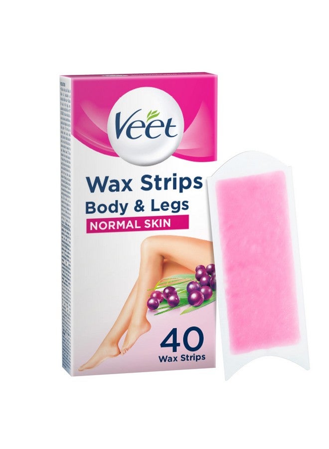 Veet شرائح الشمع الجاهزة للاستخدام العادي × 40 - Image 1