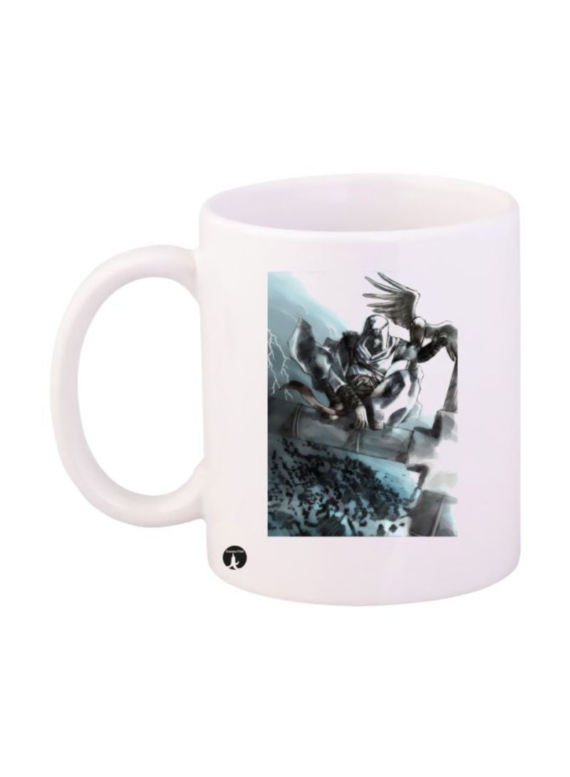 Assassin's Creed Character Printed Mug White/Blue Standard Size