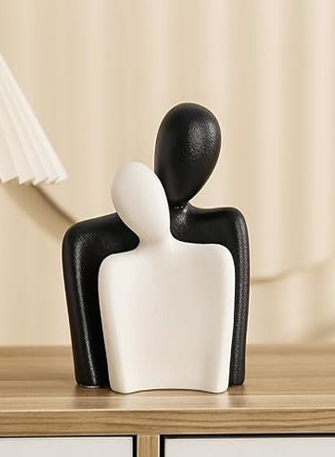 color zone pottery Home Decor Sculptures, Modern Couple Statues - Image 1