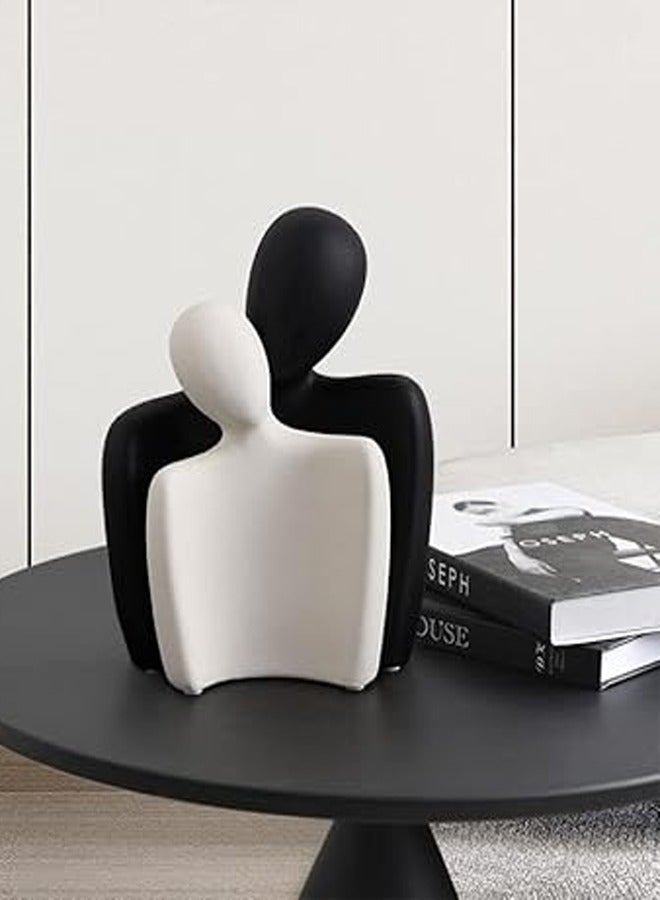 color zone pottery Home Decor Sculptures, Modern Couple Statues - Image 2
