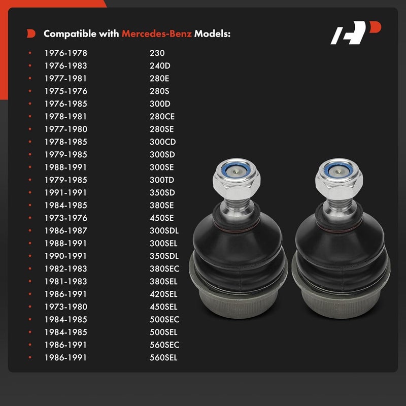 A-Premium Front Lower Ball Joint Set for Mercedes-Benz - Image 2