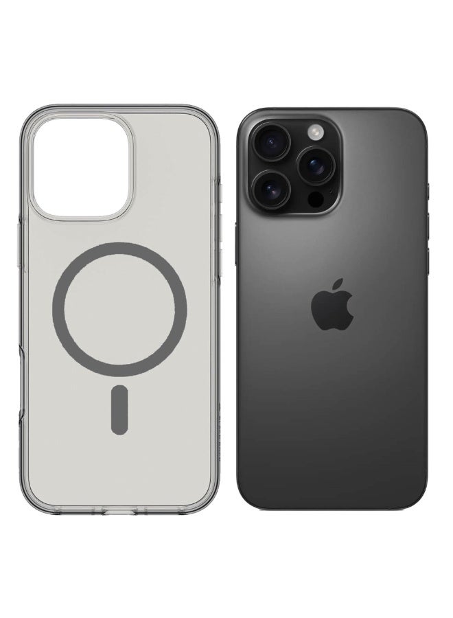 أزتك غطاء آيفون 16 برو شفاف MagSafe MagU بتقنية iCrystal تصميم مغناطيسي قوي حماية من السقوط بمعيار عسكري مقاوم للخدوش ظهر شفاف مع حواف مرتفعة لحماية الكاميرا والشاشة تصميم نحيف وخفيف للغاية كفر حماية آيفون 16 برو يدعم شحن MagSafe