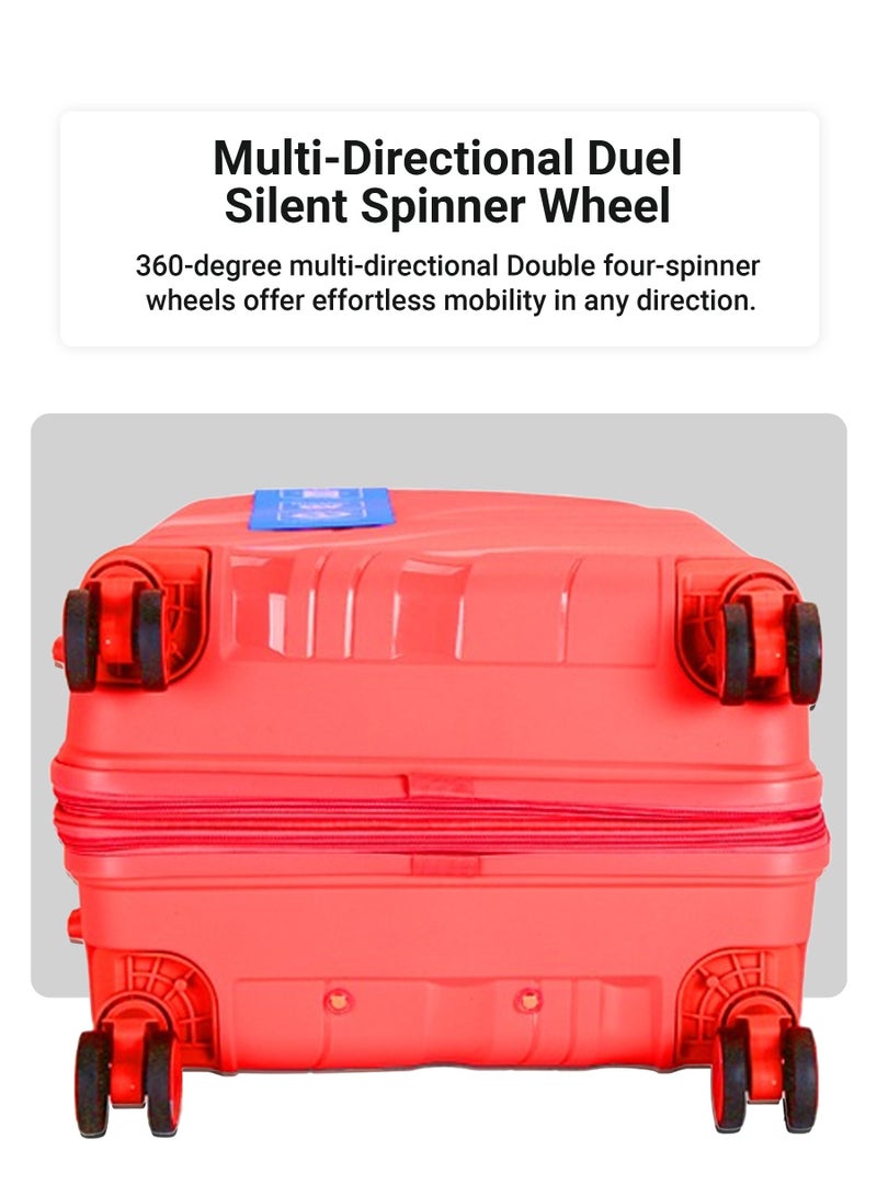 VIPTOUR 3 PCS Polypropylene Softside 360 degree Spinner Wheels Trolley Luggage Set with TSA Lock 20/24/28 Inch - Image 5