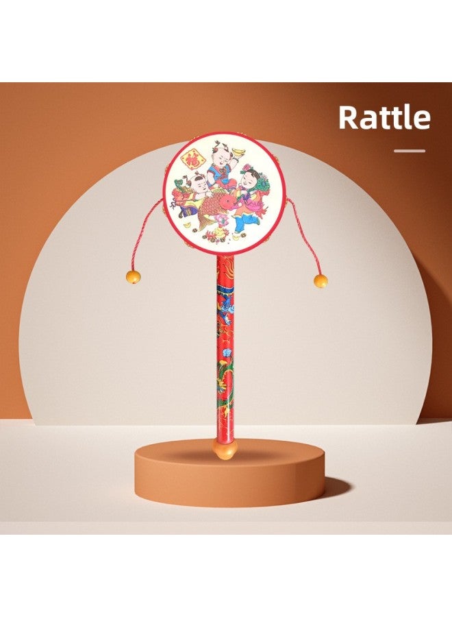Baby Newborn Rattle Can Bite Baby Grip Training Toy Soothing Rattle Puzzle 0-6-12 Months-Color:Rattle - Image 1