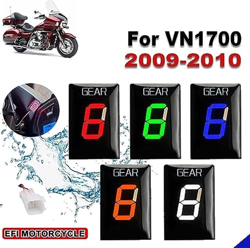 Vuzmode 1-6 Gear Display Indicator for Kawasaki VN1700 - Image 5