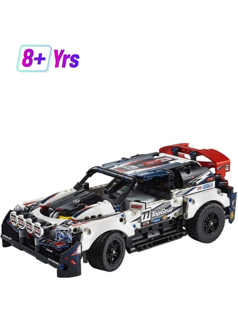 LEGO - مجموعة بناء سيارة Top Gear Rally 42109 التي يتم التحكم فيها بواسطة تطبيق LEGO® Technic™ (463 قطعة) - Image 1