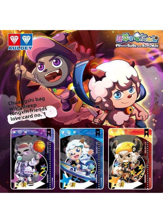 null - Genuine Pleasant Goat And Grey Wolf Animation Happy Friendship Card Peripheral Guardian Card A Whole Box Of Blind Box TV Edition-Color:[Product] Armor - God Of War Bag (second Edition)-Specifications:End Box For Sale - Image 1