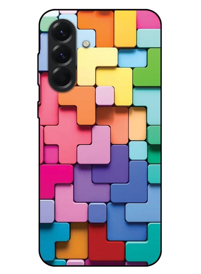 EYE CATCH Printed Protective Case Cover For Samsung Galaxy A56 -  Blocks - Image 1