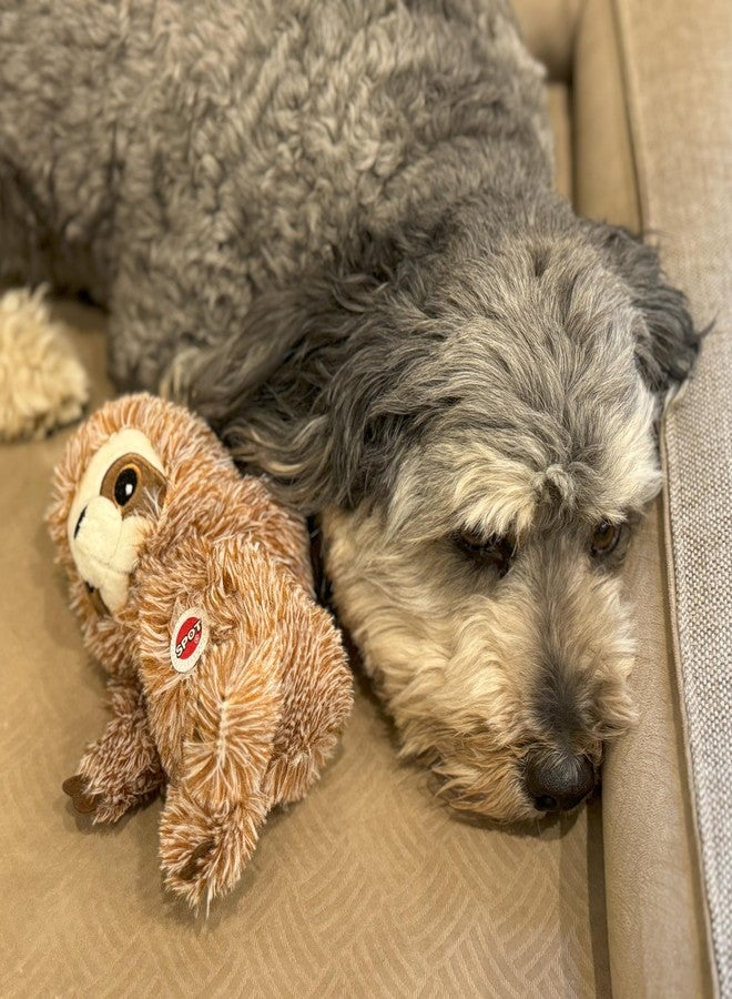SPOT Fun Sloth Dog Toy - Soft, Stuffed, Squeaky, Plush Fabric Toy for Mini and Small Dogs and Puppies, Enrichment for Light Chewers and Cuddlers, 7in - Image 4