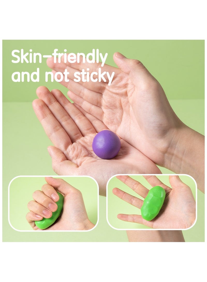 Deli EH719-6 Plasticine 6 Colors N.W.108g - ideal for kids' creative play - Image 1