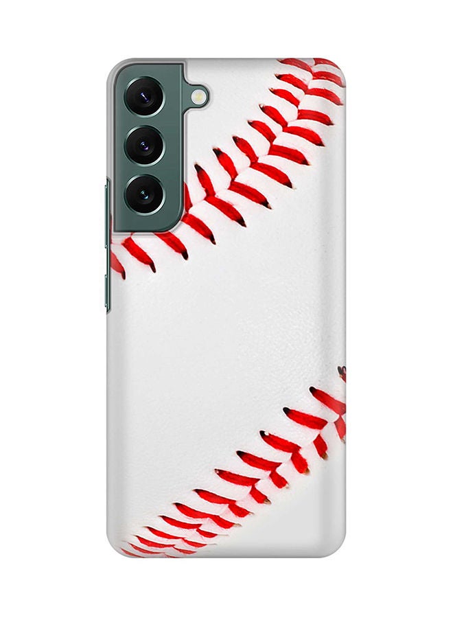 Stylizedd Case for Samsung Galaxy S22 5G Slim Snap Classic Series Shield Matte Finish Print - Baseball - Image 1