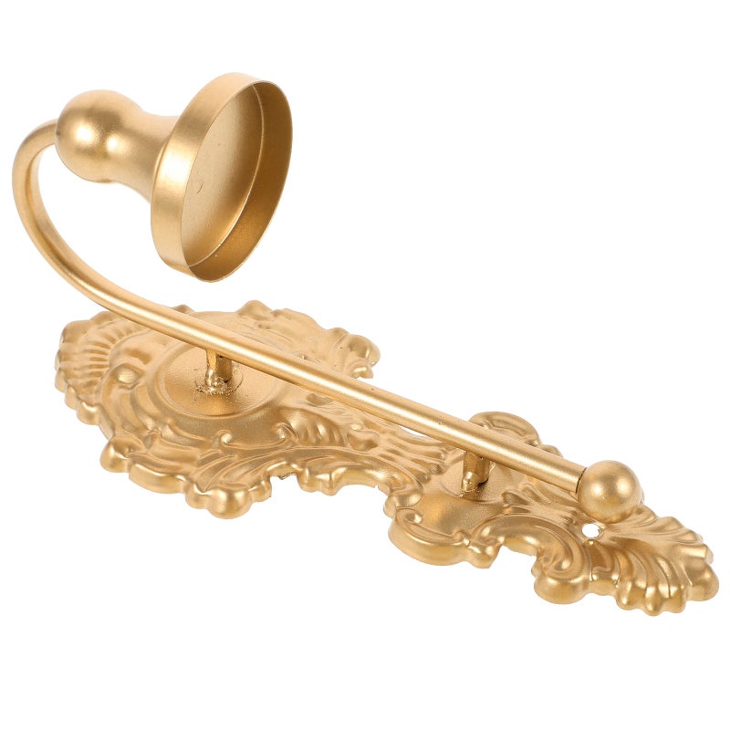 Metal Wall Candle Holder Iron Wall Candle Holder European Style Wall Candlestick - Image 3