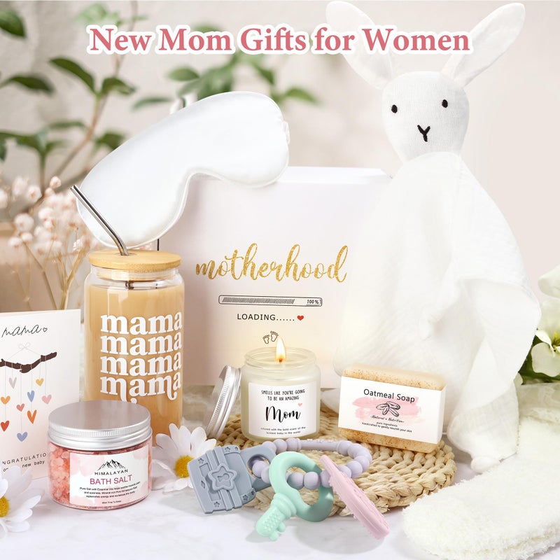 Launrada New Mom Care Package After Baby New Mom Gift Basket New Mom Gifts for Women After Birth Postpartum Gifts for Mom Baby Shower Gifts for Mom Cool Gifts for New Mom First Time Mom Gifts New Mom Gift Set - Image 2