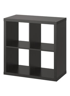 Zaboon Shelving Unit, Black-Brown, 77X77 Cm  - Image 1