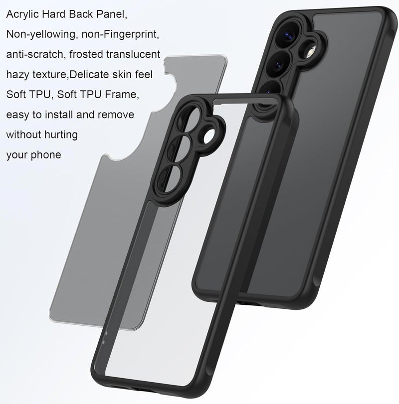 Demark Matte Case for Samsung Galaxy S26,Frosted Translucent Back Phone Cover,Shockproof Drop Protection Cover for Galaxy S26 (Galaxy S26) - Image 3