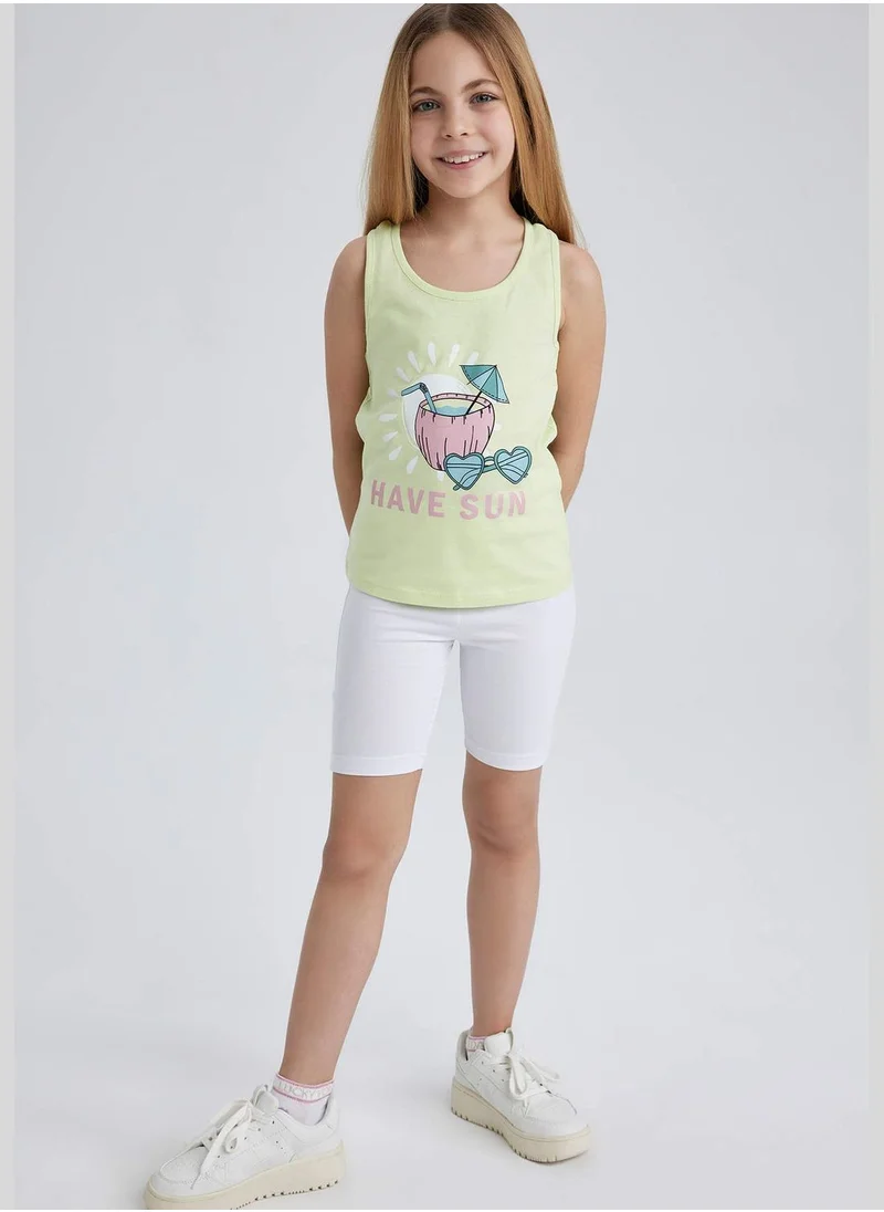 DeFacto Regular Fit Slogan Print Vest