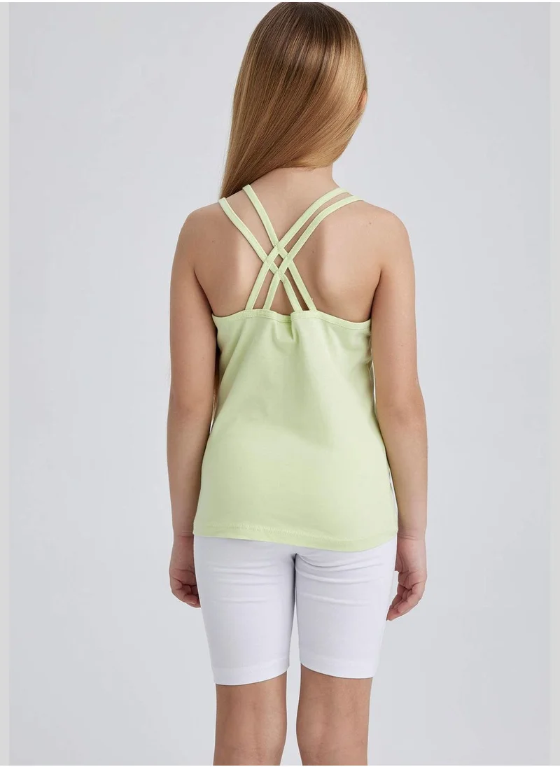 DeFacto Regular Fit Slogan Print Vest