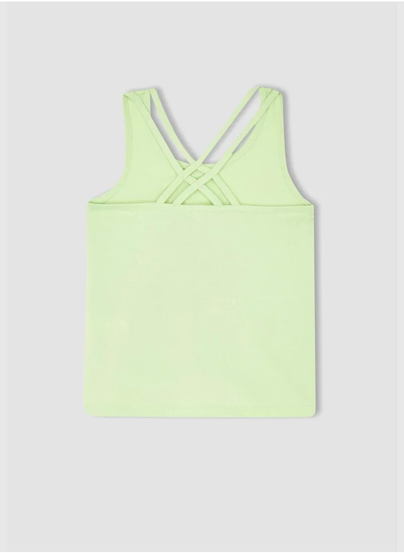 DeFacto Regular Fit Slogan Print Vest