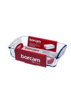 Borcam Midi Rectangular Glass Baking Tray 1320 ml 26x15x5.5 cm  - Image 2