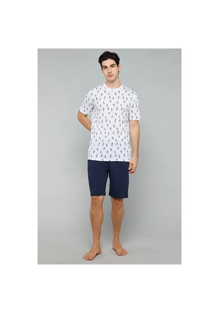 R&b Printed Shorts Lounge Set