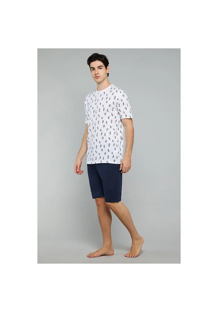 R&b  Printed Shorts Lounge Set for Men | Best Price UAE