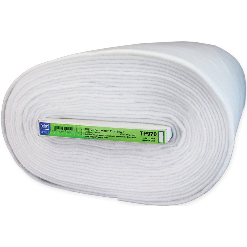 Pellon Thermolam Plus Fleece, 45-Inch by 20-Yard, White - Image 4