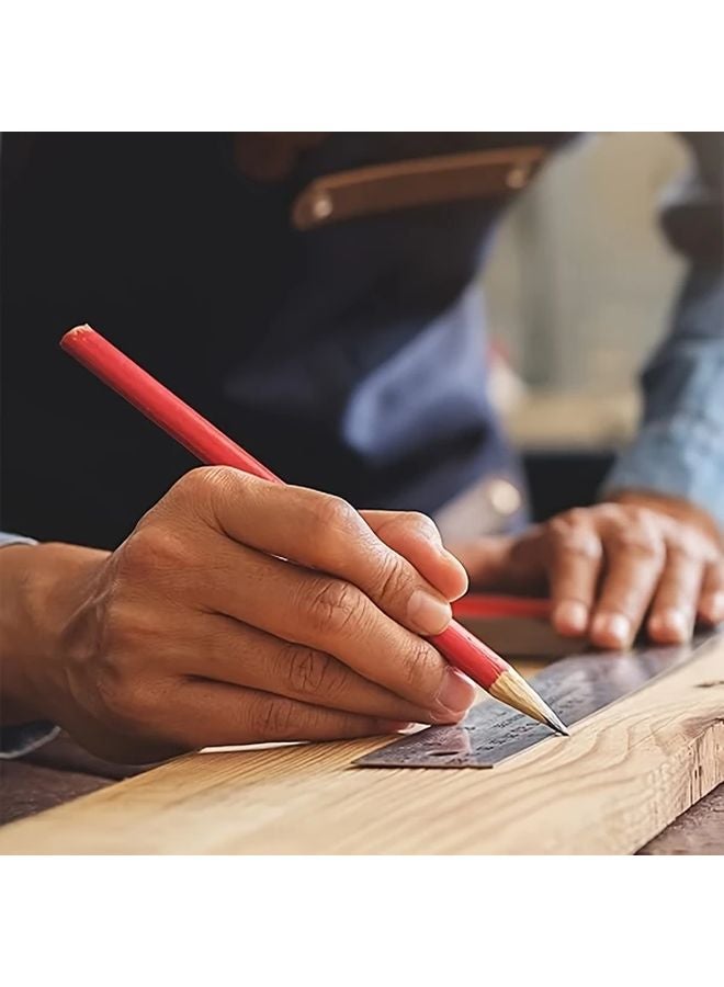 مجموعة مساطر على شكل حرف L 2PC 300 مم 500 مم زاوية 90 درجة أدوات النجارة الدقيقة - Image 5