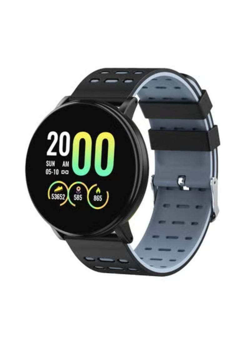 ساعة 119Plus الذكية بشاشة ملونة IPS، مقاومة للماء IP67، متتبع للياقة، مراقبة معدل ضربات القلب والنوم، أوضاع رياضية متعددة - Image 1