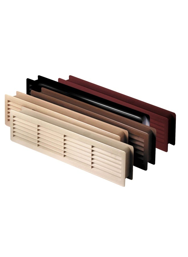 AWENTA 18 x 5 Inch Two Sided White Door Air Vent Cover Door Vents for Interior Doors Universal Furniture Ventilation Guard Register for Bathroom Bedroom Garage Kitchen Furniture - Image 4