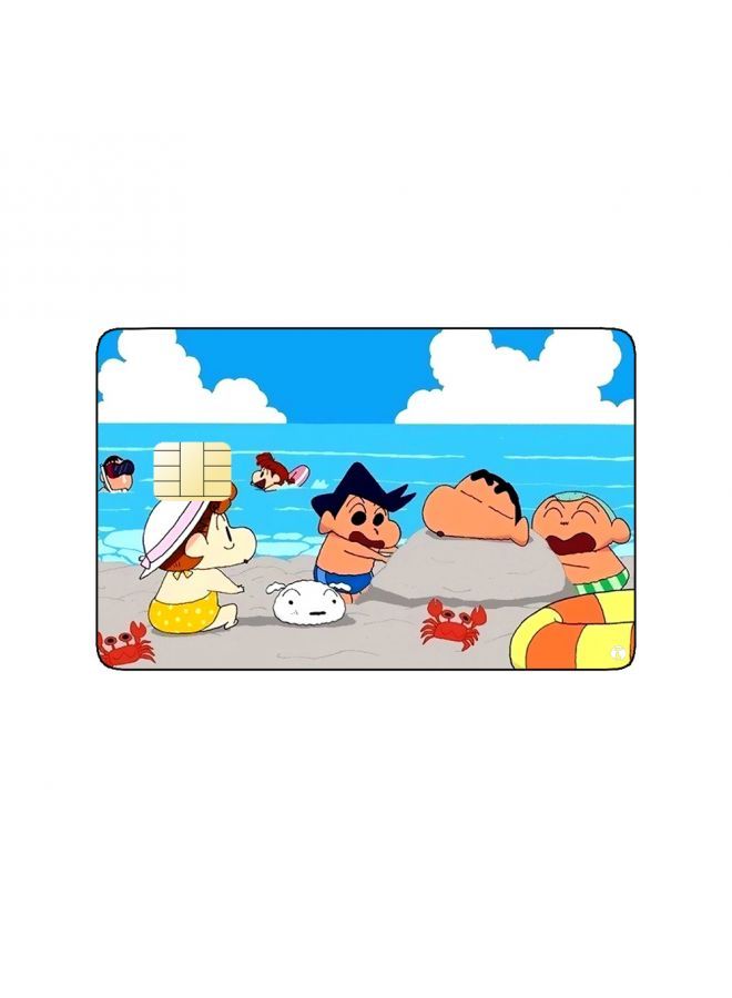 RKN PRINTED BANK CARD STICKER Crayon Shin Chan Anime - Image 2