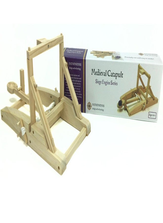 PATHFINDERS STEM Kit - Medieval Catapult kit| Trebuchet Science Kits for Kids Age 8-10 10-14 | stem Kits for Kids Age 12-14 Physics Toys | Kids Engineering kit | Learning Resource - Image 1