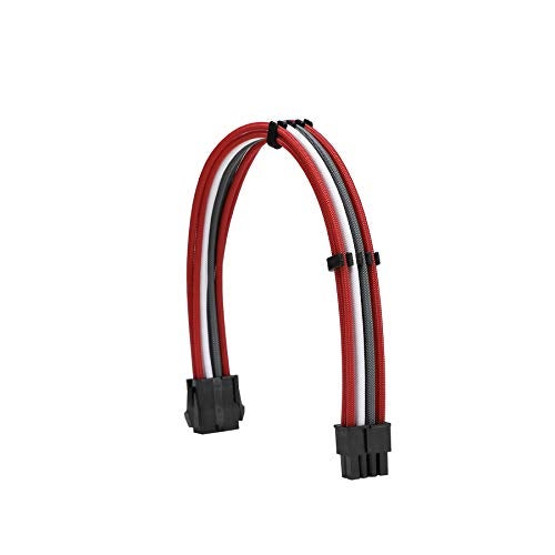 Formulamod Sleeve Extension Power Supply Cable Kit 18AWG ATX 24P+ EPS 8-P+PCI-E8-P with Combs for PSU to Motherboard/GPU (Red Black Grey White) - Image 4